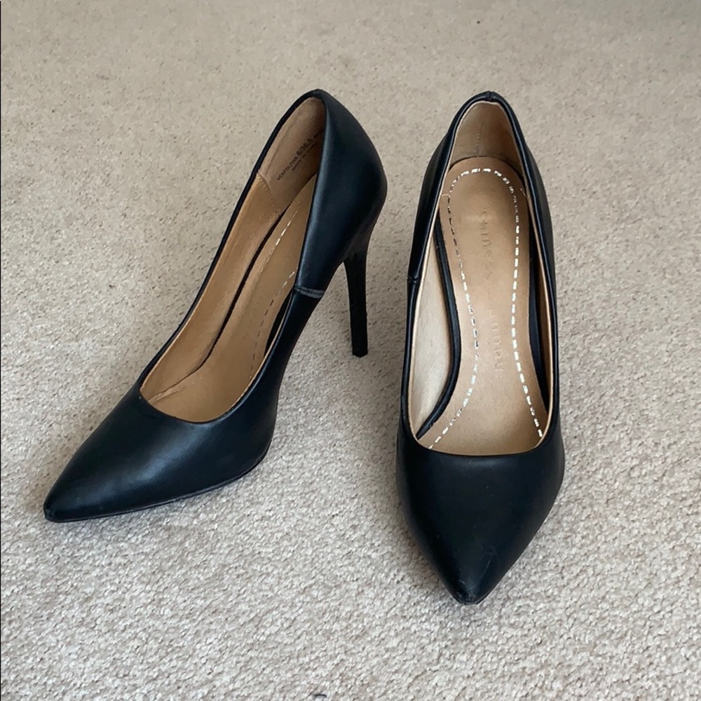 Black high heels